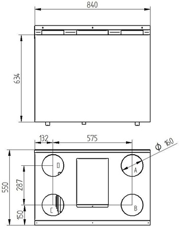 Rekuperator WANAS 355V XF z wymiennikiem entalpicznym i sterownikiem V2