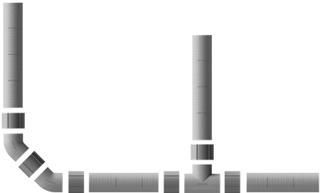 Thesslagreen AirTube200 Mufa zestaw 8szt