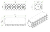 PEFLEX Rozdzielacz dwurzędowy Standard 16x75/198 NCOV