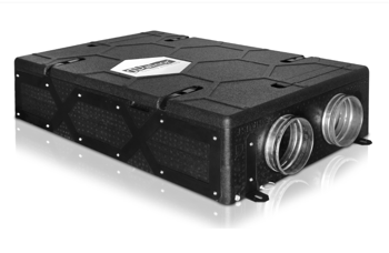 Rekuperator ALNOR HRU-SlimAIR-350-H + moduł CF (z nagrzewnicą wstępną)