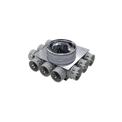 PEFLEX Rozdzielacz płaski przelotowy Standard 9x75/198 NCOX