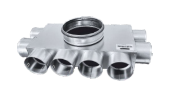 Inwestklima Rozdzielacz kątowy jednorzędowy 8x90mm/160mm (2+4+2) IPRKJ