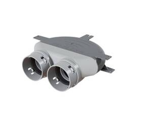 PEFLEX Skrzynka rozprężna 2x75 nyplowa sufitowa