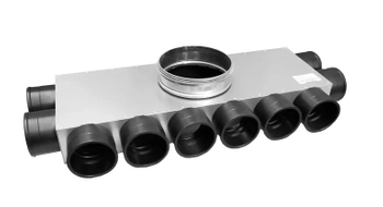 Inwestklima Rozdzielacz kątowy jednorzędowy 10x50mm/160mm samouszczelniający (2+6+2) IP PLUS