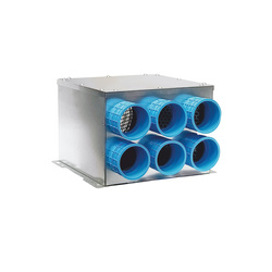 VENTIFLEX Rozdzielacz przelotowy 6-króćcowy DN90, z odejściem DN160