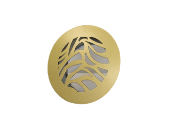 Kratka do rekuperacji ozdobna 125mm Pantera okrągła złota