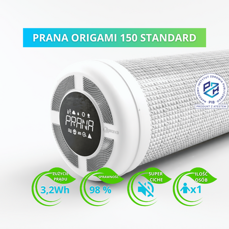 Rekuperator ścienny PRANA Origami 150 Standard 