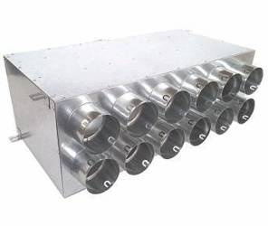 PRODMAX Rozdzielacz rurowy dwurzędowy 12x75/200mm