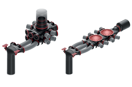 HEATPEX ARIA CONNECT Zaślepka do skrzynki rozdzielczej/rozprężnej 90mm