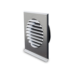 PEFLEX Czerpnia/wyrzutnia powietrza 200 z okapnikiem inox