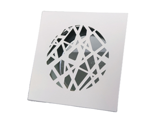 Kratka do rekuperacji ozdobna 160mm Pajęczyna kwadrat