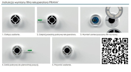 PRANA Filtr G3 do rekuperatora Prana 150 (1szt)