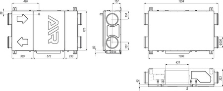 Rekuperator Defro DRX OPTI 450 F