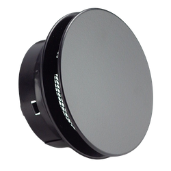 RADE ENIGMA Anemostat zamykany nawiewno-wyciągowy 125mm czarny