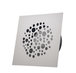 Kratka do rekuperacji ozdobna 100mm Bąble kwadrat
