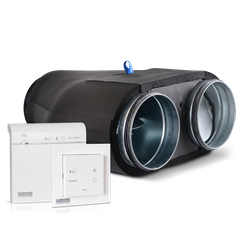 ALNOR Urządzenie strefujące do wentylacji domowej 200 + 2x czujnik CO2 podtynkowy