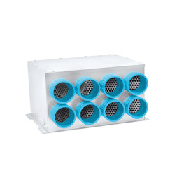 VENTIFLEX Rozdzielacz przelotowy 8-króćcowy DN90, z odejściem DN160