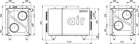 Rekuperator Defro DRX PLUS 400 H