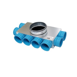VENTIFLEX Rozdzielacz 8-króćcowy DN90, z odejściem DN 160