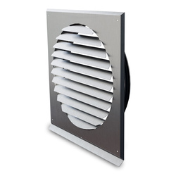 PEFLEX Czerpnia/wyrzutnia powietrza 315 z okapnikiem inox