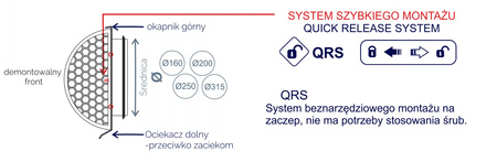 Czerpnia/wyrzutnia Breeze XC 200 biała lub antracyt 