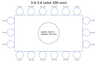 Alnor Rozdzielacz FLX-EPP 18x75/200mm (3-6-3-6)