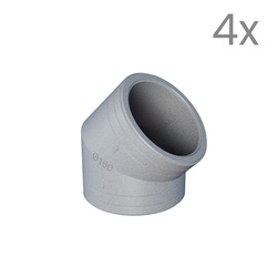 PEFLEX Kolano wentylacyjna EPS 2.0 45/160mm (4szt)