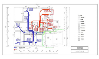 Projekt rekuperacji, schemat instalacji wentylacji