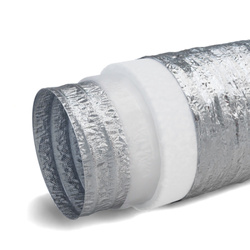 Izolowany przewód wentylacyjny PEFLEX Premium 254/25mm z mikroperforacją [10mb]