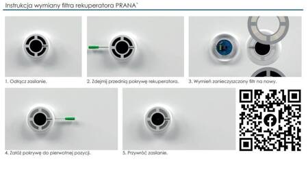 PRANA Filtr G3 do rekuperatora Prana 150 (1szt)