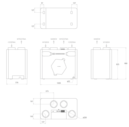 Rekuperator Thesslagreen Airpack4 300V z wymiennkiem entalpicznym